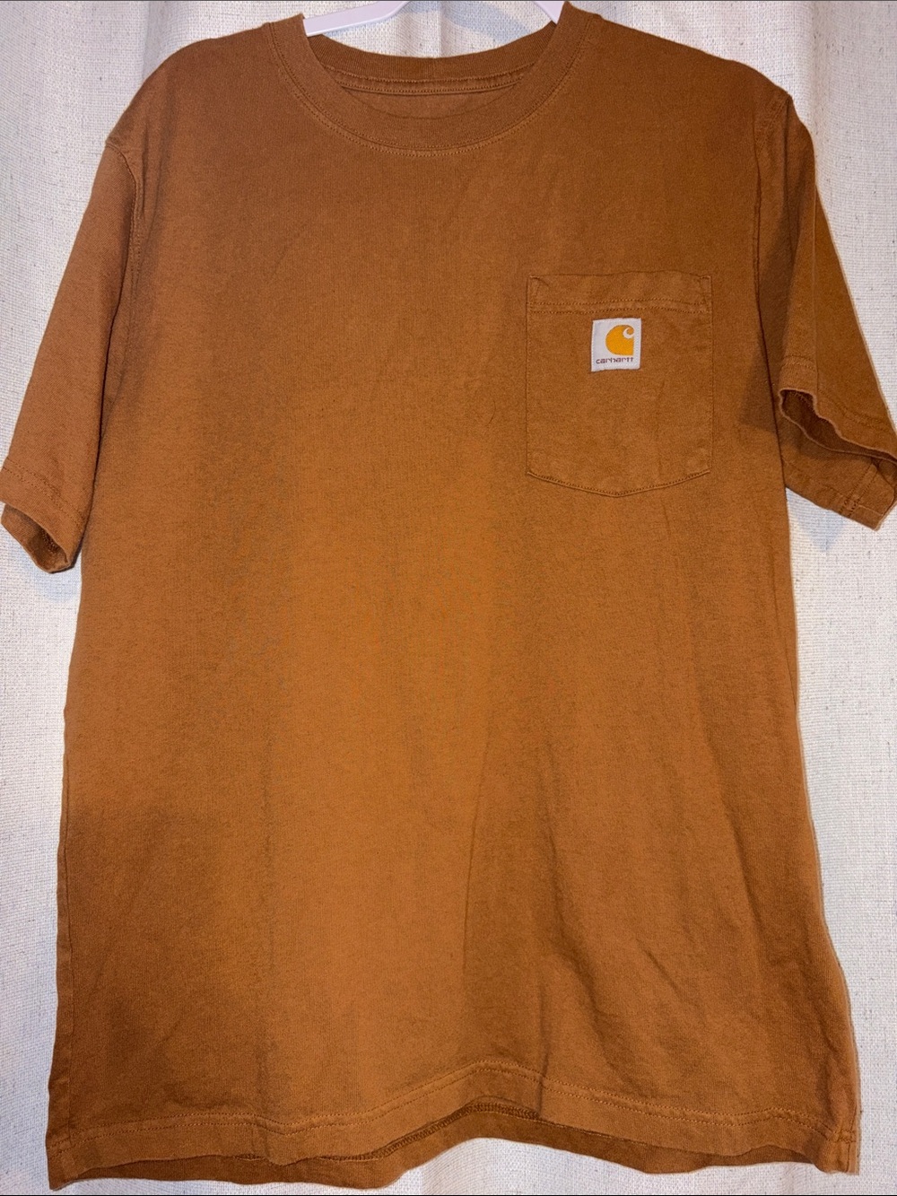 Carhartt Men’s Caramel Brown Pocket Short Sleeve Tee